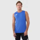 Pánsky rýchloschnúci tréningový tank top - modrý · záber 1