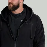 STRIX Hanorac Zip Washed Black · záber 2