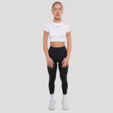 GymBeam Top pentru femei Crop Flow Black · záber 3