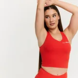 GymBeam Top sport pentru femei BEAT Tangerine · záber 3