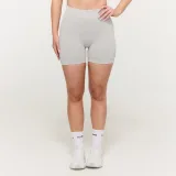 GymBeam Pantaloni scurți pentru femei Lift Seamless Grey · záber 3