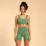 BeastPink Pantaloni scurți pentru femei Hyper Olivine · záber 4