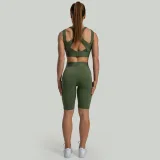 STRIX Pantaloni scurți pentru femei Biker Lunar Cedar Green · záber 4