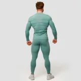 GymBeam Colanți de compresie Mid Blue · záber 5