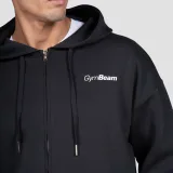 GymBeam Hanorac cu fermoar Relay Black · záber 2