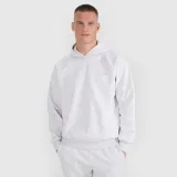 Unisex nerozopínateľná tepláková mikina s kapucňou - šedá · záber 2