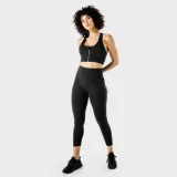 SQUATWOLF Sutien sport Zip Up Black - Mărime: S | Culoare: čierna | Grupă de vârstă: Adulți | Greutate: 0,15 g | Pachet: 100 · záber 6