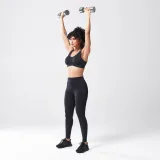 SQUATWOLF Sutien sport Free Cut Mid-Support Black - Mărime: S | Culoare: čierna | Grupă de vârstă: Adulți | Greutate: 0,1 g | Pachet: 1000 · záber 6