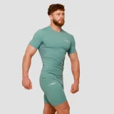 GymBeam Tricou de compresie Mid Blue · záber 3