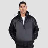GymBeam Geacă 1/2 Zip Prime Black · záber 1