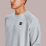 Under Armour Men‘s Hoodie Rival Fleece Crew Grey · záber 3