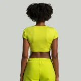 STRIX Tricou pentru femei Essential CropTop Chartreuse · záber 4
