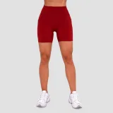 GymBeam Pantaloni scurți pentru femei Ignite Dark Red · záber 1