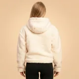 BeastPink Geacă pentru femei Hoodie Bliss Ivory · záber 3