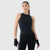 Dámsky slim crop-top - čierny · záber 1