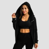GymBeam Hanorac cu fermoar pentru femei Limitless Black · záber 5