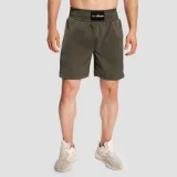 GymBeam Pantaloni scurți Boxing Combat Olive Grey · záber 1