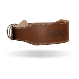 MADMAX Centură fitness Full Leather Chocolate Brown · záber 1