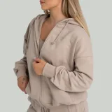 STRIX Hanorac pentru femei Zip Taupe · záber 2