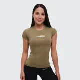 GymBeam Tricou pentru femei FIT Olive · záber 1