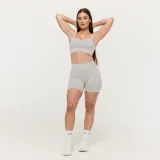 GymBeam Pantaloni scurți pentru femei Lift Seamless Grey · záber 5