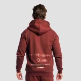 GymBeam Hanorac cu fermoar Zone Cherrywood · záber 2