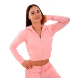 GymBeam Hanorac pentru femei Zip-up TRN Pink · záber 5