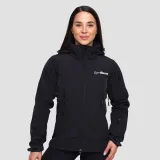 GymBeam Geacă pentru femei Softshell Black · záber 1