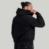STRIX Hanorac Zip Washed Black · záber 3