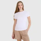 Dámske slim tričko hladké (2-pack) - biele · záber 1