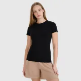 Dámske slim tričko hladké (2-pack) - biele · záber 2