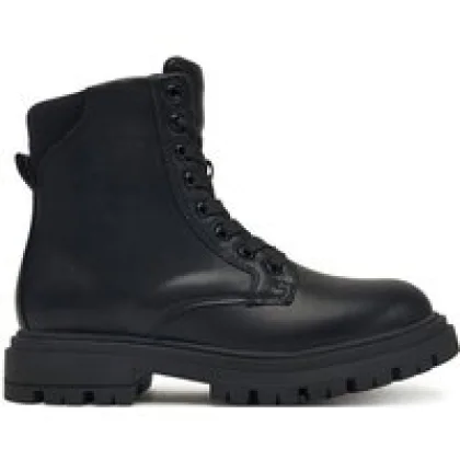 Calvin Klein Pohodni čevlji Lace Up Bootie V3A5-83120-1464 D Črna