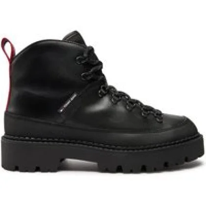 Tommy Jeans Pohodni čevlji EM0EM01491 Črna