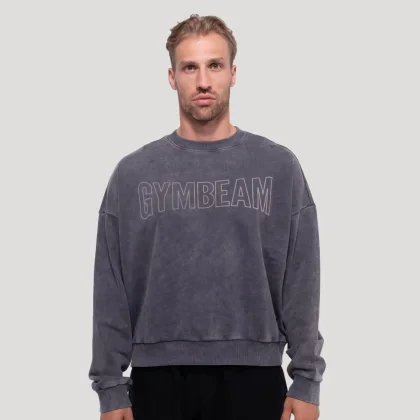GymBeam Pulover Persistence Washed Gray