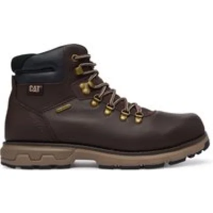 Pohodni čevlji CAT Footwear Pursue HIker Wp P726852 Temno rjava
