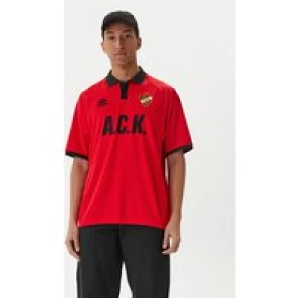 Kappa Športna majica Authentic Sloan 331Z4PW Rdeča Comfort Fit