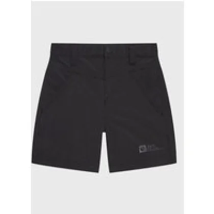 Jack Wolfskin Kratke hlače iz tkanine Sun 1605614 M Črna Regular Fit