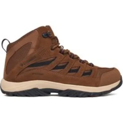 Columbia Trekking čevlji Crestwood Mid Waterproof 2100641 Rjava