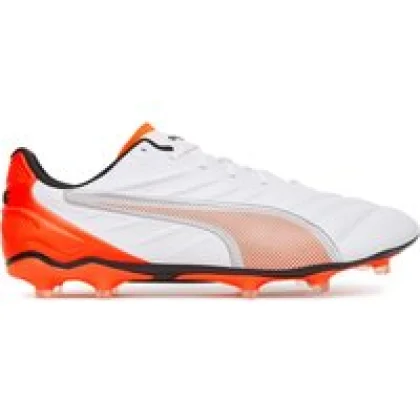 Čevlji za nagomet Puma King Pro Fg/Ag 108828 01 Bela