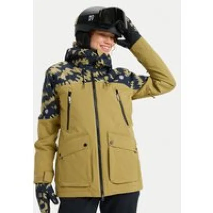 Roxy Jakna za snowboard Stated ERJTJ03515 Bež Tailored Long Fit