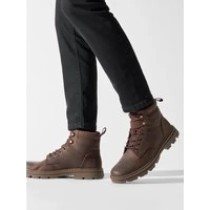 Pohodni čevlji CAT Footwear Practitioner Mid P725843 Rjava