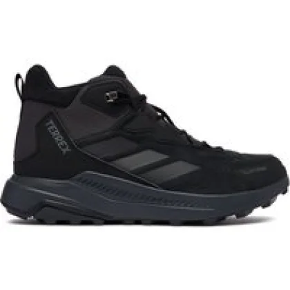adidas Trekking čevlji Terrex Anylander Leather Mid Climaproof Hiking Shoes KH8875 Črna