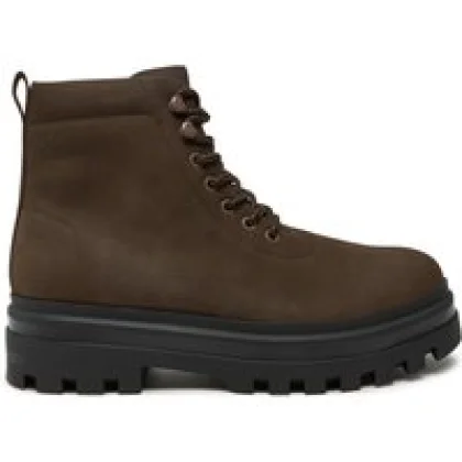 Pohodni čevlji Calvin Klein Jeans Lugged Laceup Boot Oxf Hiking Nb YM0YM01076 Rjava