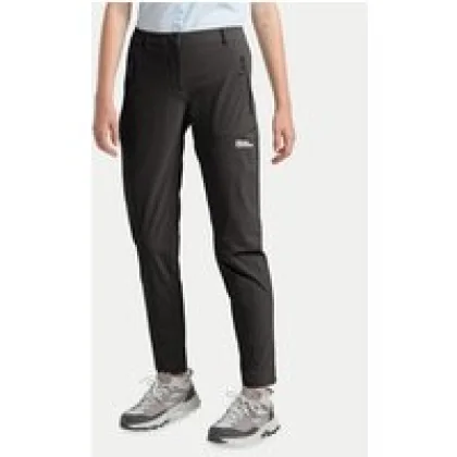Jack Wolfskin Pohodne hlače Hikeout A63927 Črna Regular Fit