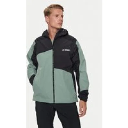 adidas Pohodna jakna TERREX Xperior Hybrid IP1419 Zelena Slim Fit