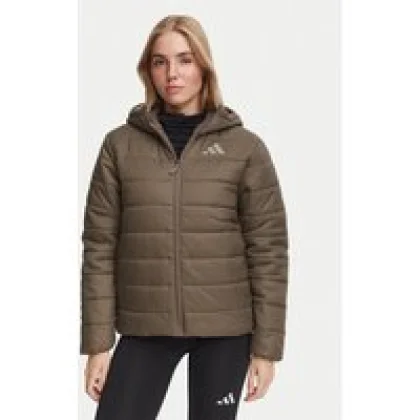 adidas Pohodna jakna Terrex Multi Essentials Climawarm Insulated Hooded Jacket KX4232 Rjava Regular Fit