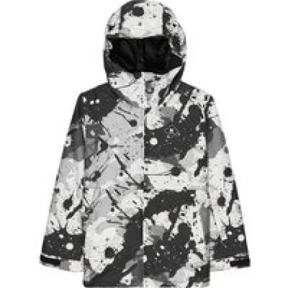 DC Shoes Smučarska jakna Basis Print ADBTJ03032 Siva Regular Fit
