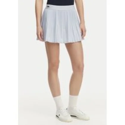 Lacoste Teniško krilo JF9990 Svetlo modra Regular Fit