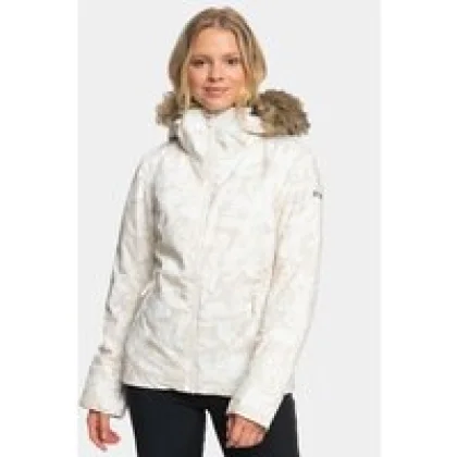 Roxy Smučarska jakna Jet Ski Jk Snjt ERJTJ03429 Bež Regular Fit