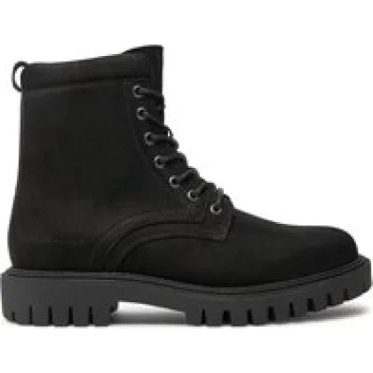 Pohodni čevlji Tommy Hilfiger Casual Hilfiger Chunk Z Nbk Boot FM0FM05149 Črna